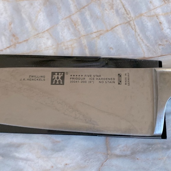 Zwilling 5 Star 8-Inch High Carbon Stainless-Steel Chef's Knife Five Stars 30041 - Picture 7 of 16